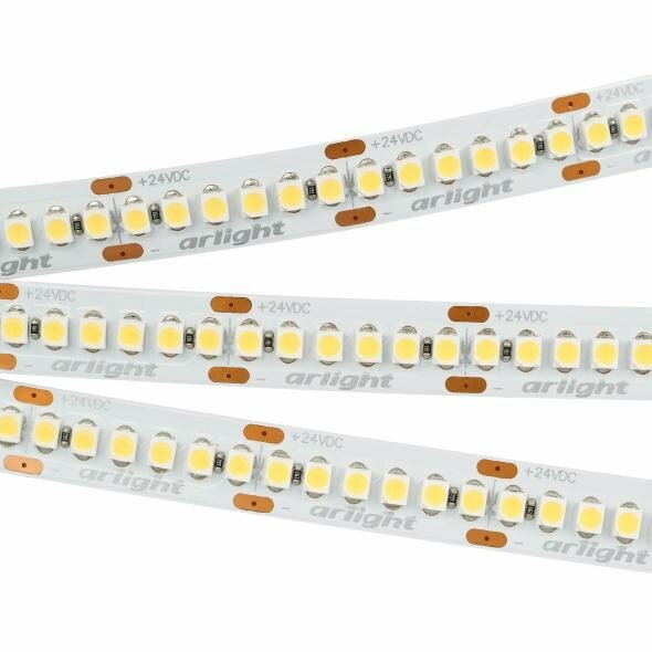 Светодиодная лента RT 6-3528-240 24V Warm2700 4х (1200 LED) 5м