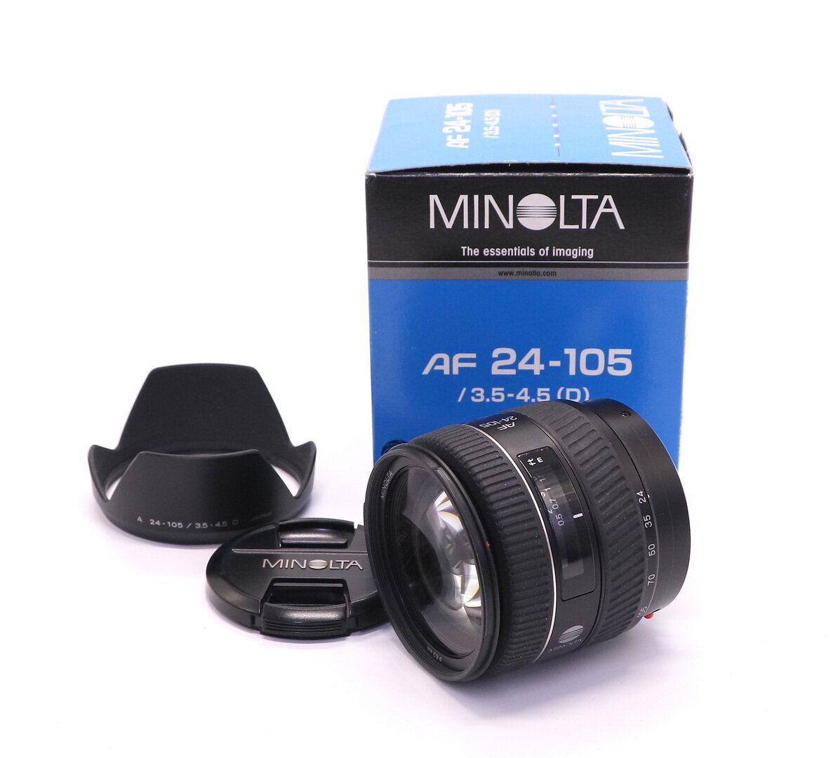 Minolta AF Zoom 24-105mm f/3.5-4.5 D в упаковке