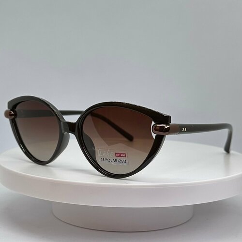 Солнцезащитные очки LEKE, коричневый