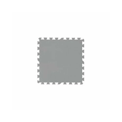 Мягкая модульная подстилка под бассейн 50х50см "Пазл" 9шт серый