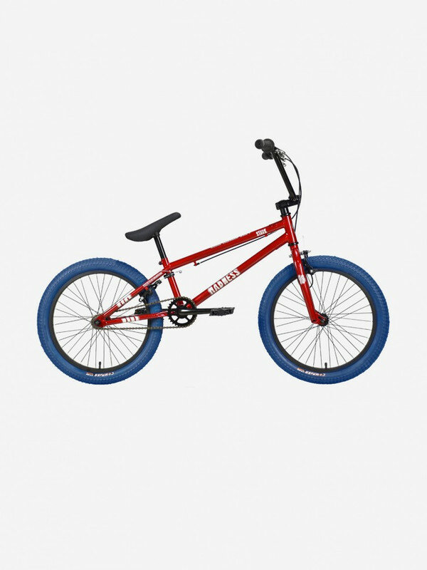 Велосипед Stark'24 Madness BMX 1 красный/серебристый/темно-синий