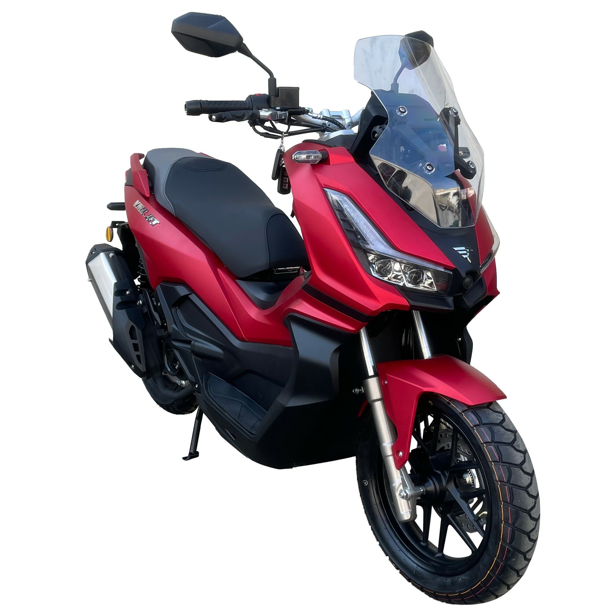 Скутер VMC VENTO JET (180 куб. см, инжектор) красный матовый/реплика Honda X-ADV