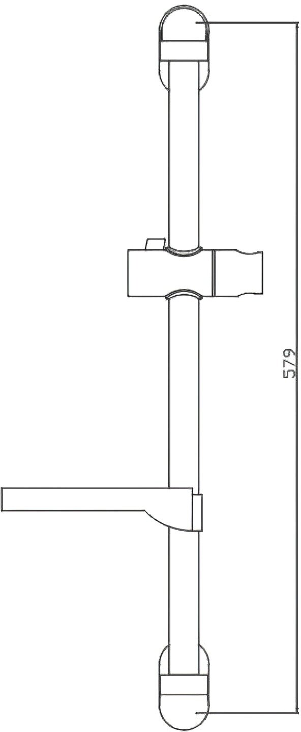 Haiba Стойка душевая Haiba HB8007, без лейки и шланга