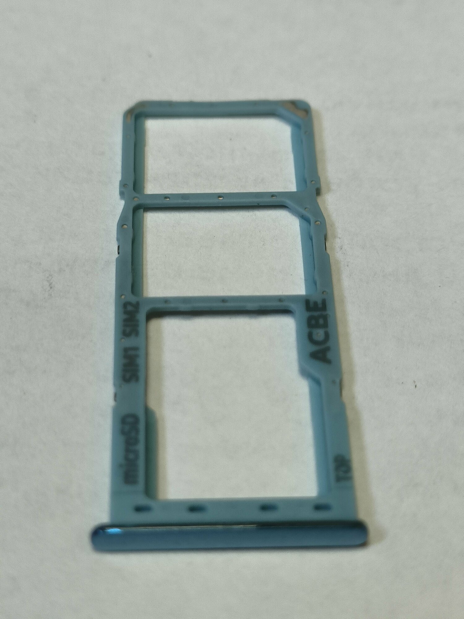 Сим лоток для samsung a32(a325f) голубой — фото 1