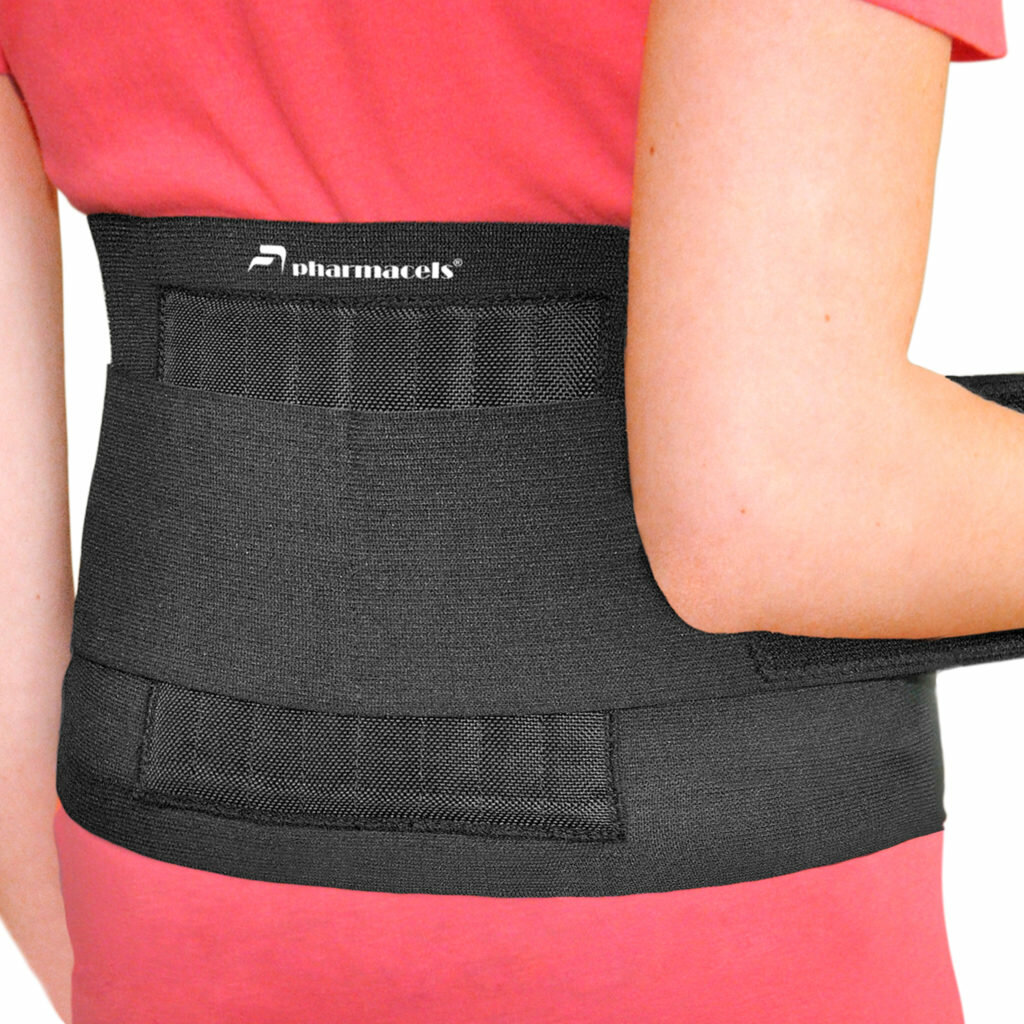 Бандаж для спины регулируемый Pharmacels Adjustable Back Support размер M обхват талии 65 -110см.