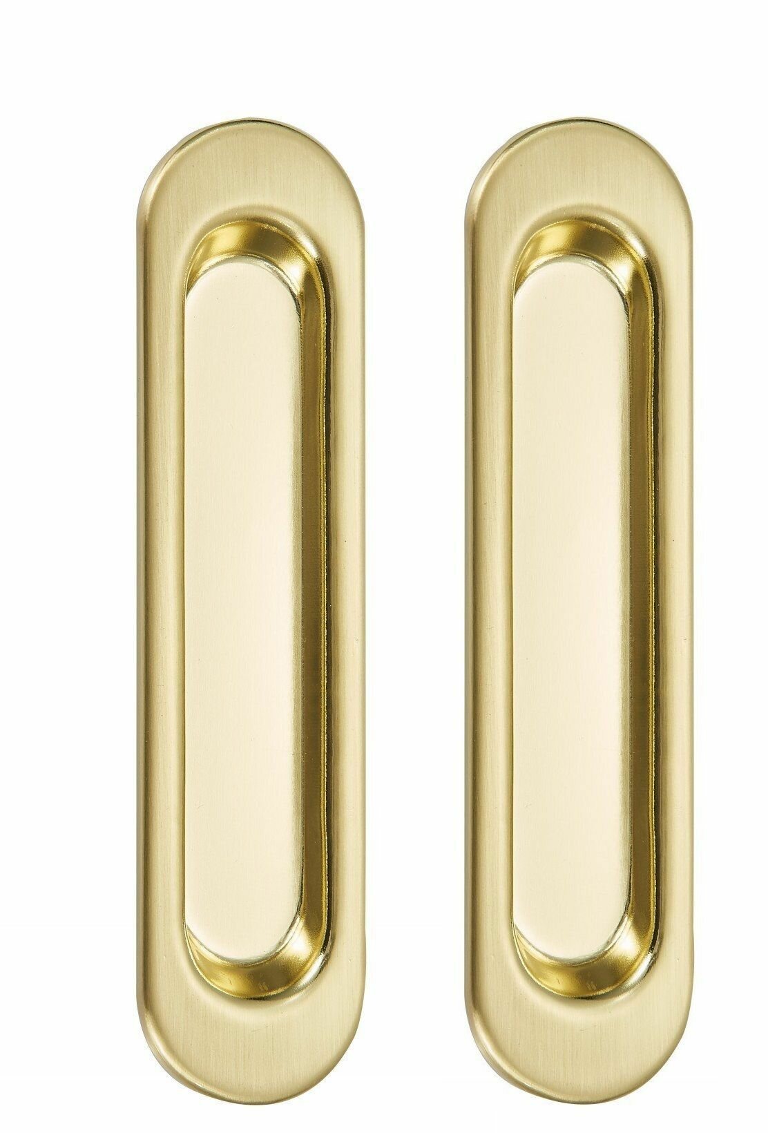 Ручки купе (для раздвижных дверей) Vantage SDH-01 SB матовое золото (2шт в комплекте)