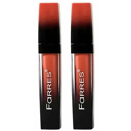 Farres Farres Матовый блеск для губ Nude My Matte Lip Ink, тон 04 Натуральный бежевый, 2 шт