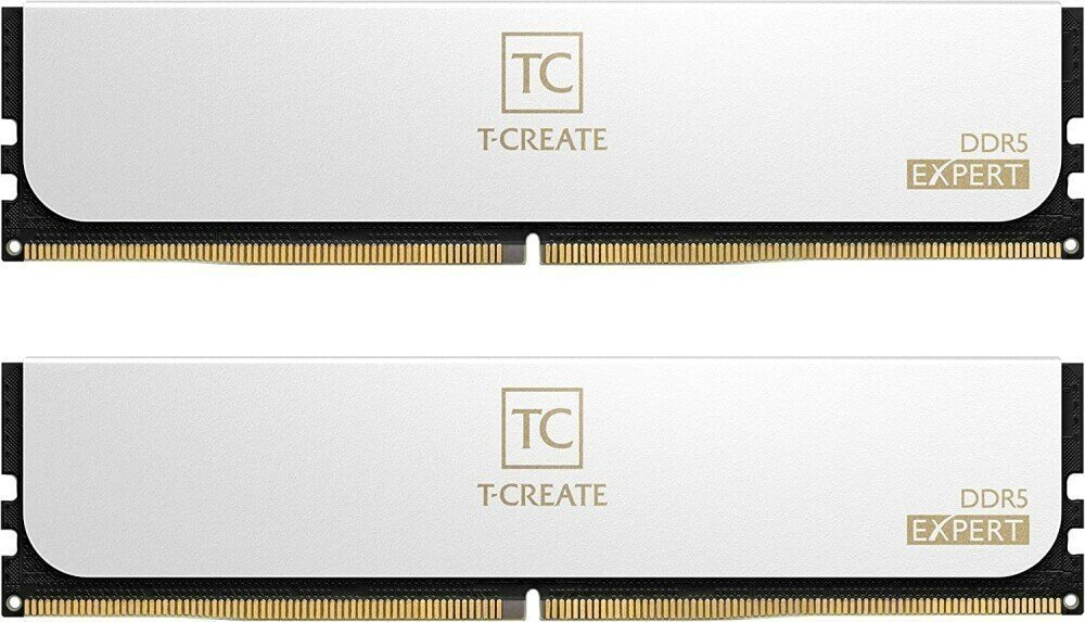 Оперативная память Team Group DDR5 32GB (2x16GB) 6000MHz pc-48000 CL38 T-Create Expert 1.25V White (CTCWD532G6000HC38ADC0)