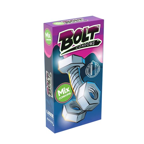 Набор из 6 презервативов «Bolt condoms»