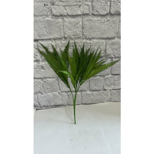 Куст папоротника, 40см, силикон, 2шт./Искусственные растения