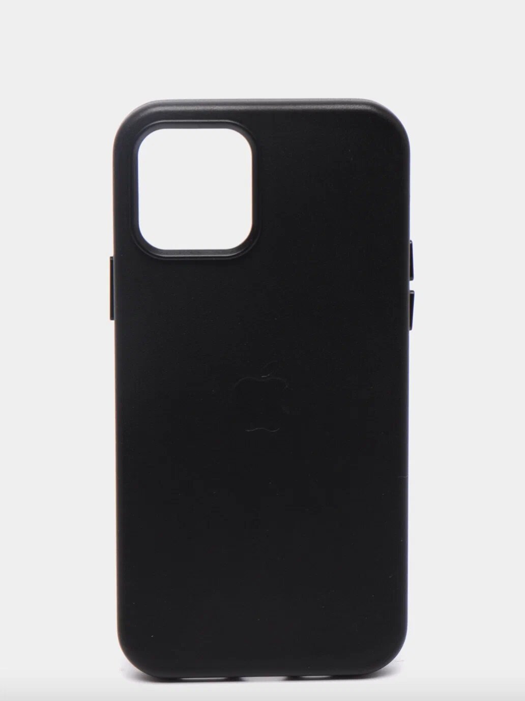 Кожаный чехол Leather Case для iPhone 15 Plus , черный
