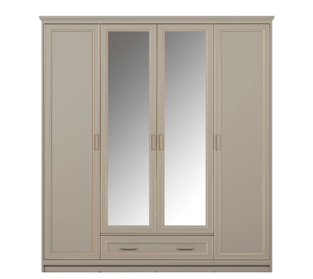 фото Шкаф Black Red White Классик SZF4D1S (Глиняный серый)