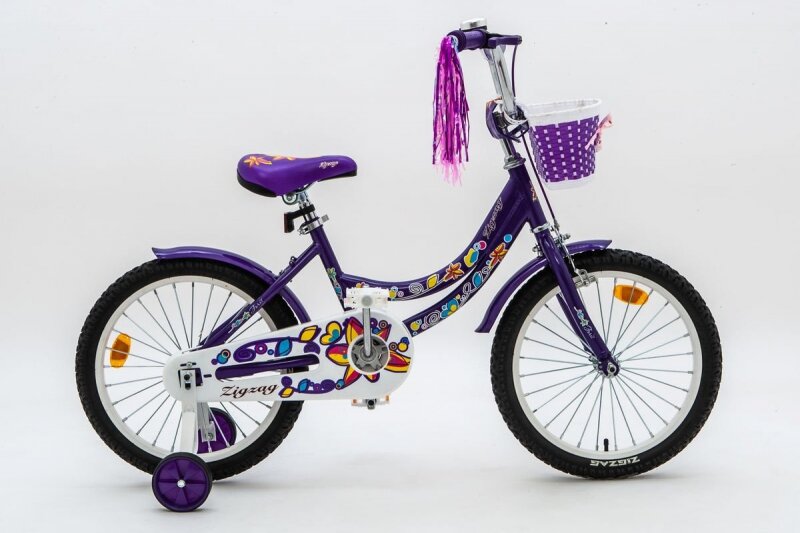 Велосипед 18 ZIGZAG FORIS фиолетовый 2024