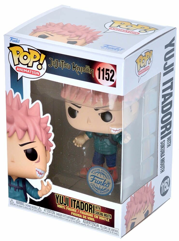 Фигурка Funko POP! Магическая битва: Итадори Юдзи со ртом Сукуны - фото №2