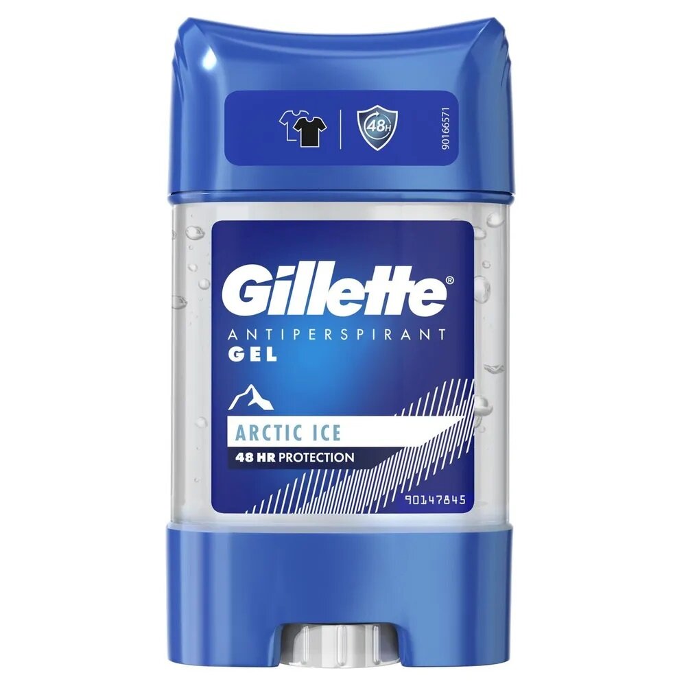 Гелевый дезодорант-антиперспирант Gillette ARCTIC ICE 48Ч, 70мл