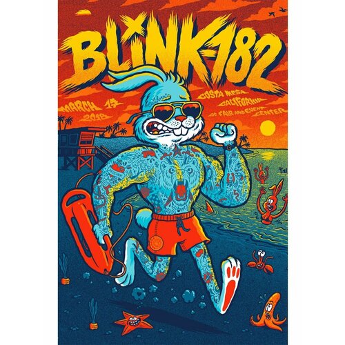 Постер "Blink-182. Заяц-спасатель"