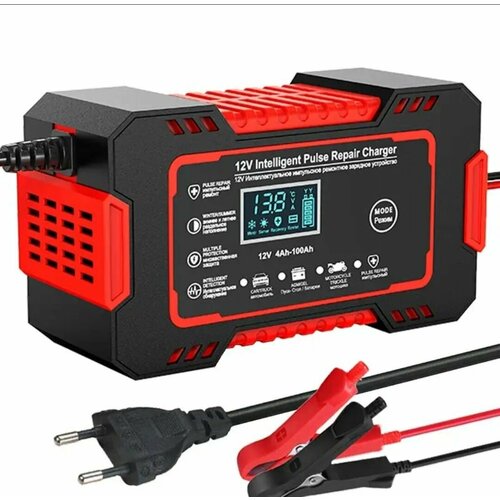 Автоматическое зарядное устройство АКБ 12 в для аккумуляторов грузовых и легковых машин пусковое устройство для авто 2490₽