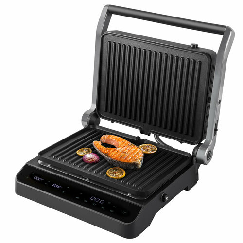 шашлычница endever grillmaster 300 Гриль электрический со съемными панелями ENDEVER GRILLMASTER-245 / 5 авторежимов / открывается на 180 градусов