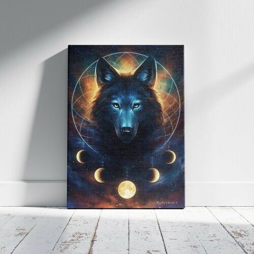 Картина по номерам 40х50 см Colibri Волчий ловец снов холст на подрамнике картина по номерам волки и ловец снов 40х50 см