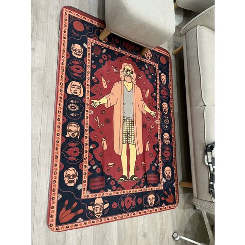 Ковер Большой Лебовски-2 LIGHT 120х160 см ворс 1 мм 313862 KoverVDom