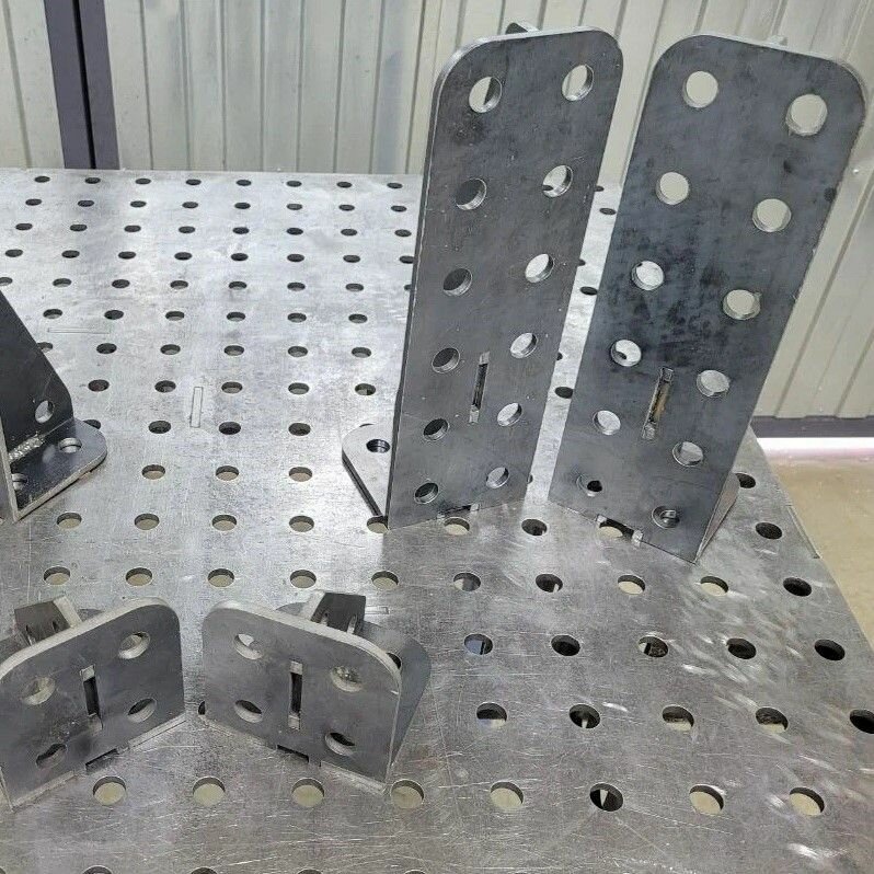 Оснастка для сварочных столов (Монтажный уголок 150мм; 90 градусов) толщина металла 6мм