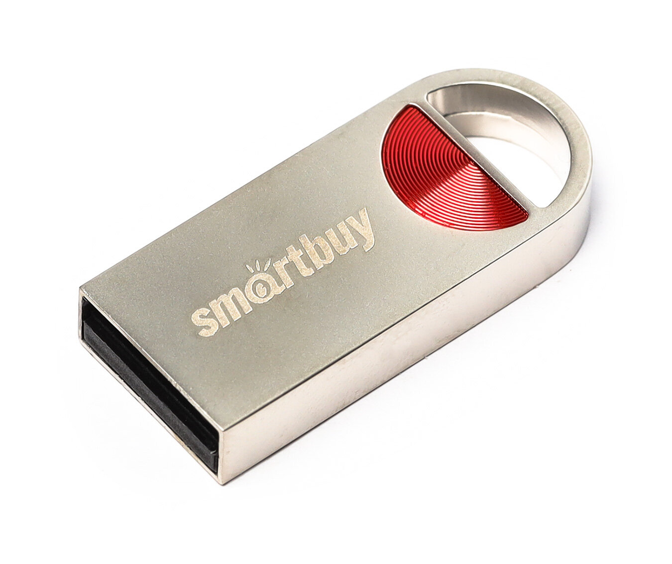 Флеш-накопитель USB 2.0 Smartbuy 64GB MC8 Metal (SB064GBMC8), красный