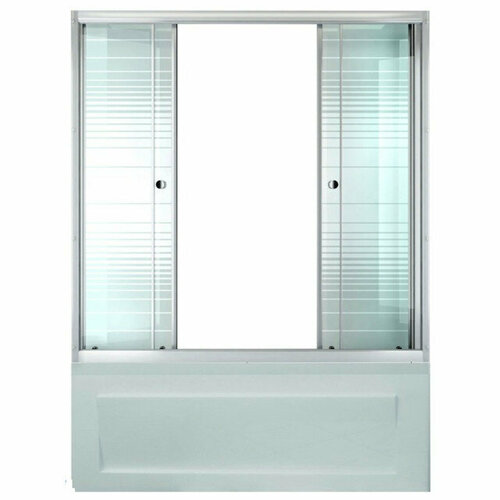 Штора для ванны тритон аква 1500х1475см белая 33984₽