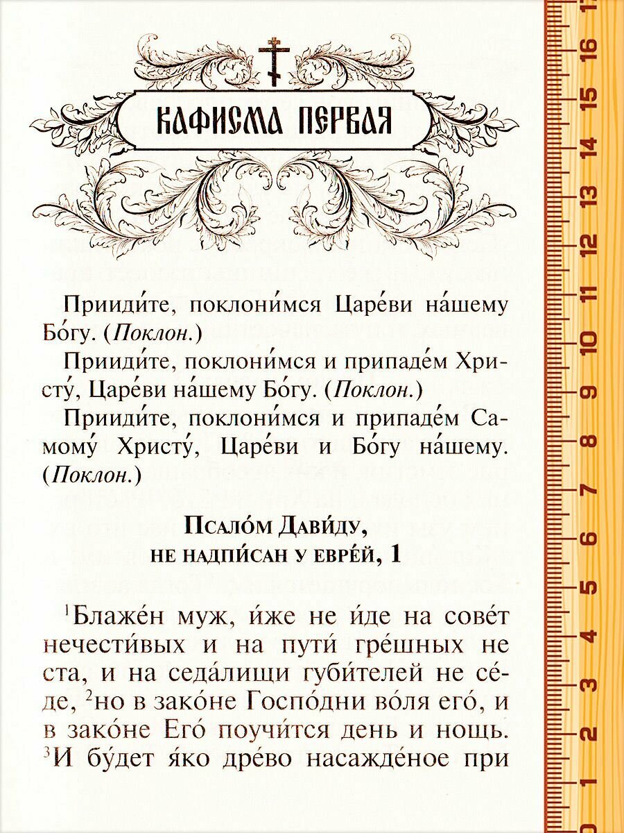 Псалтирь и молитвы по усопшим. Русский шрифт — фото 1