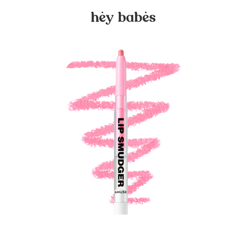 Лимитированный бархатный карандаш для губ в молочно-клубничном оттенке AMUSE Lip Smudger 06 Strawberry Milk Daisy Edition 1590₽