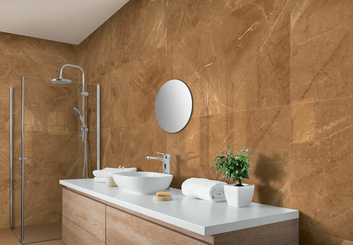 фото Керамогранит Laparet Elegant Armani Gold 60х120 см, Полированный, уп. 1,44 м2. (2 плитки)