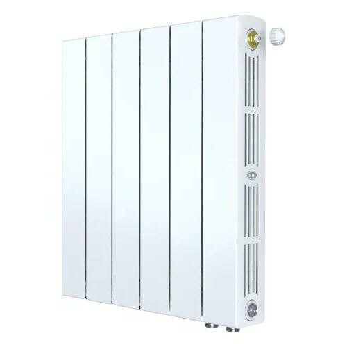 БиМеталлический радиатор Rifar SUPReMO Ventil 500 \ 06 секций \ с нижним правым подключением