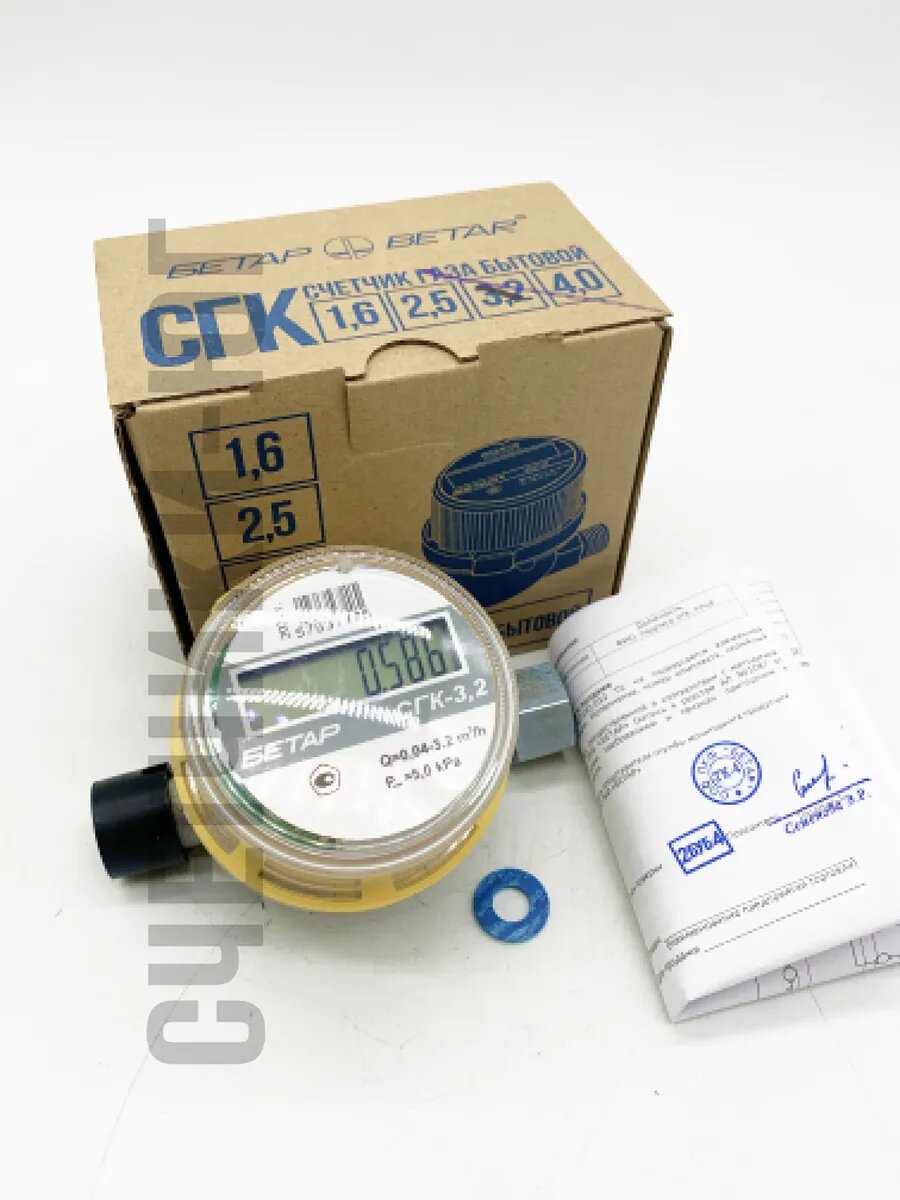 Счетчик газа бетар СГК 3,2 — фото 1