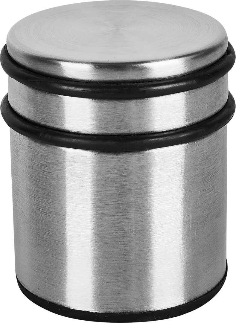 Стопор дверной ПВХ 7.2x8.1 см цвет никель