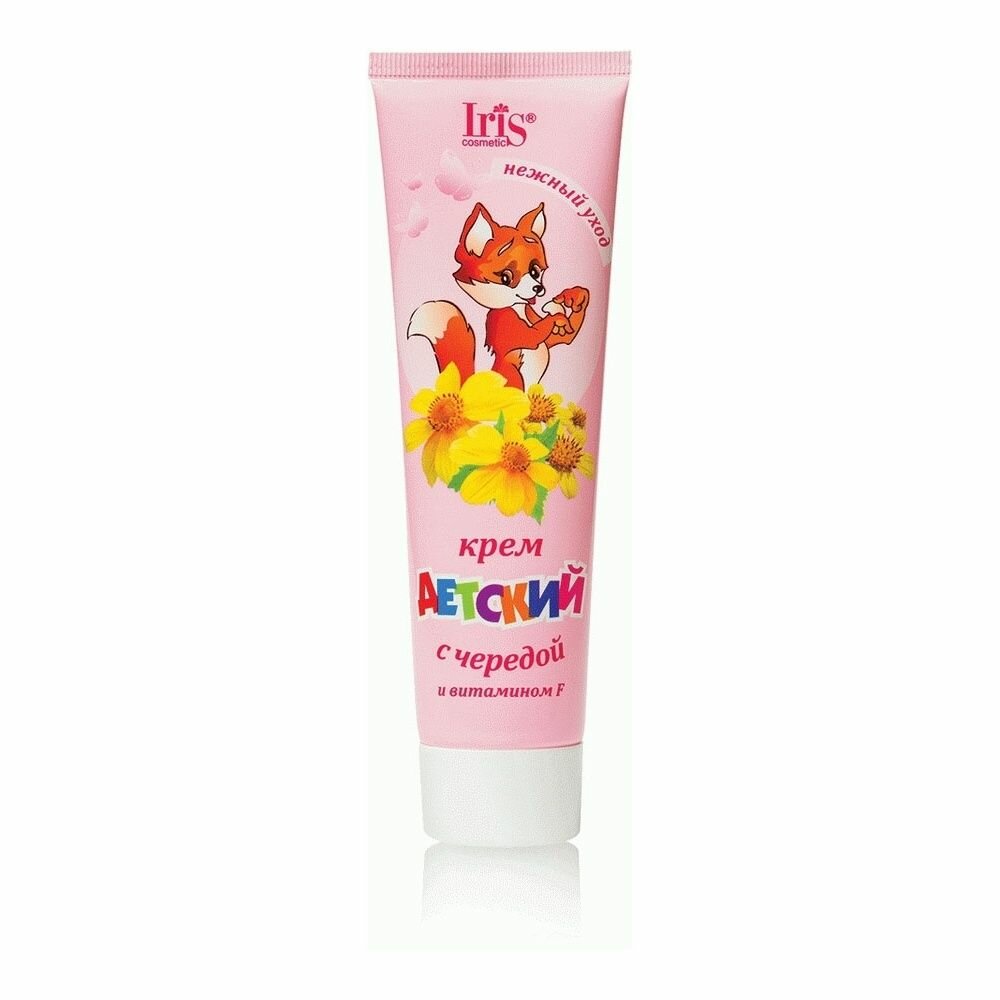 Детский крем Iris cosmetic универсальный с чередой и витамином F, 100 мл (2796)