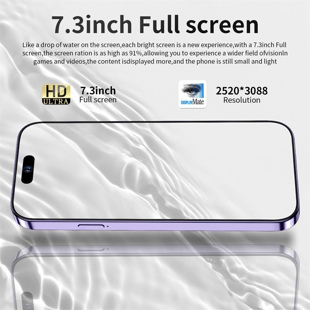 Смартфон Xiaomi i17 Pro Max, 8 ГБ, 256 ГБ, камера 108 Мп, Android 14, золотой — фото 1