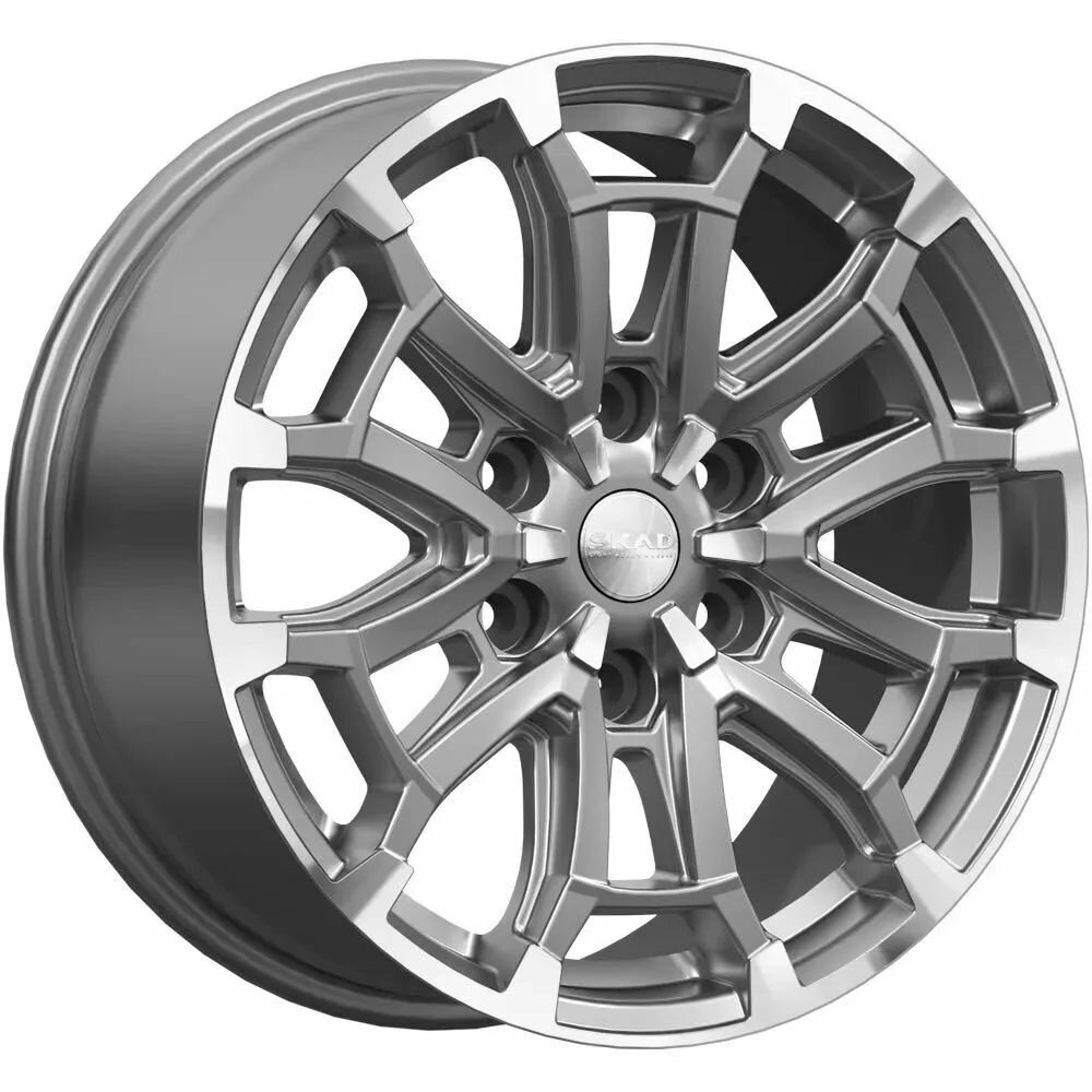 Диск колёсный Авилис алмаз графит 8х18 6х139,7х106.1 ЕТ30, арт.4230213