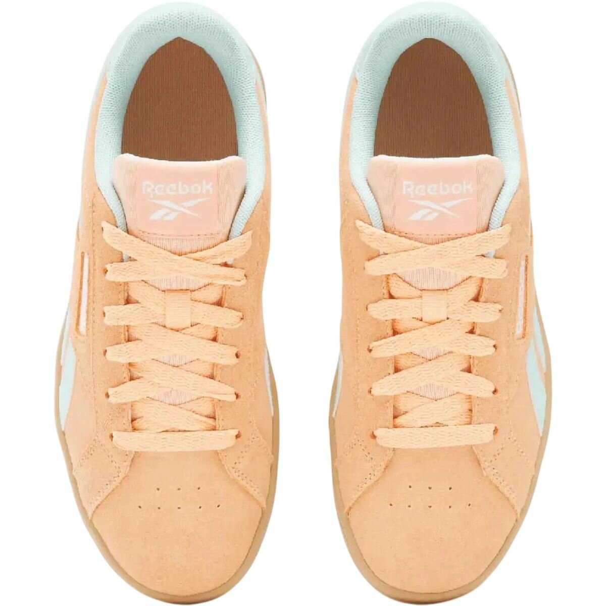 Кроссовки Reebok Court Retro W, полнота F, размер 5,5 US, оранжевый/бирюзовый/розовый — фото 1