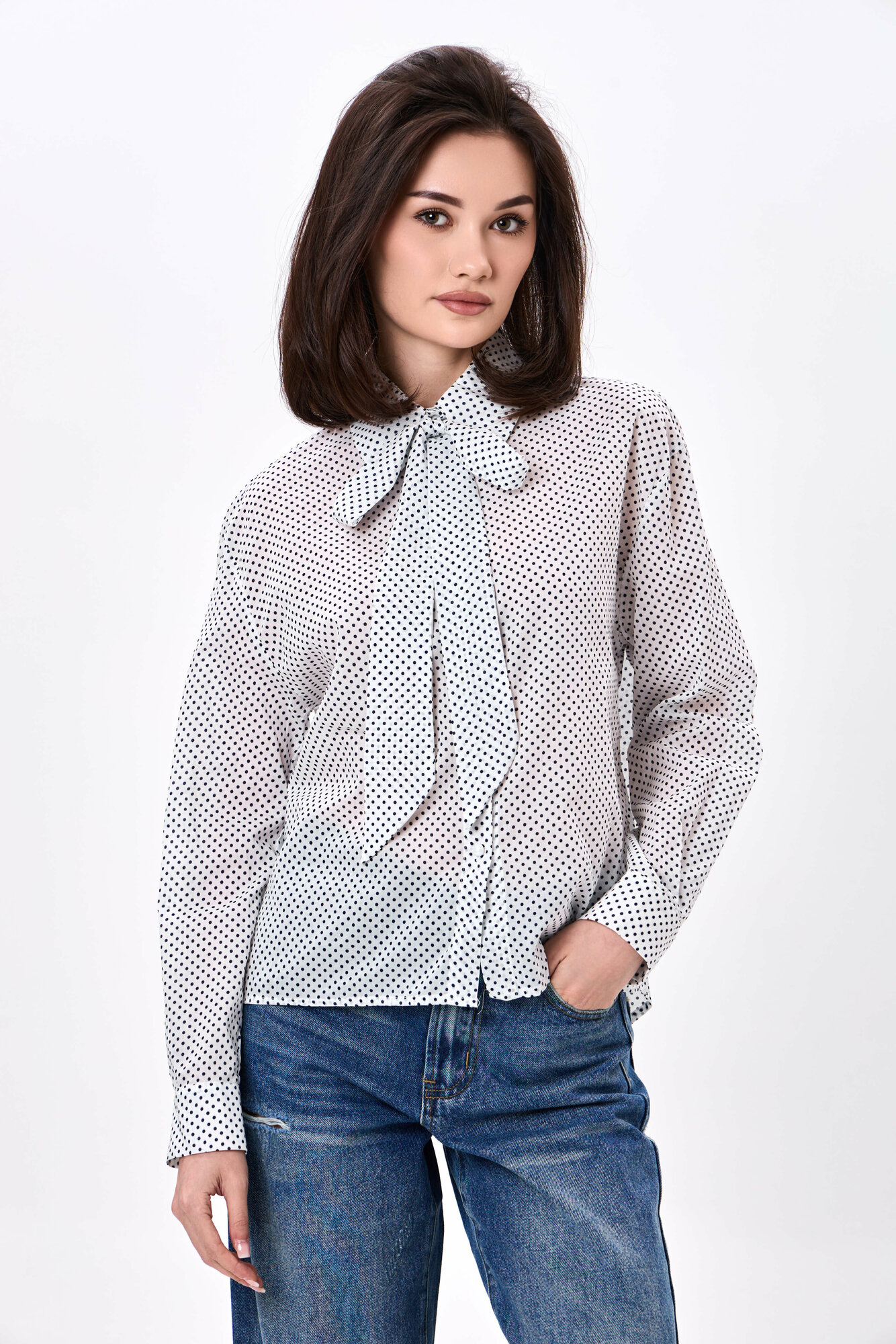 Блуза TERRA PRO, размер M, white — фото 1