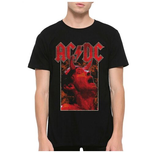 фото Футболка design heroes группа ac/dc мужская черная s