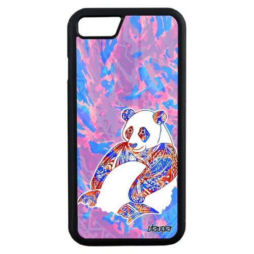 фото Красивый чехол на // apple iphone 7 // "панда" медведь стиль, utaupia, розовый