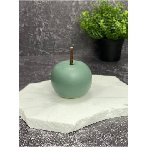 Статуэтка яблоко керамическая 8см Фигурка яблоко Декор и интерьер Декор для дома