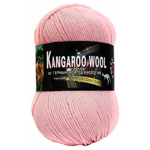 busy kangaroo Пряжа COLOR CITY Kangaroo wool / 2107 розовый