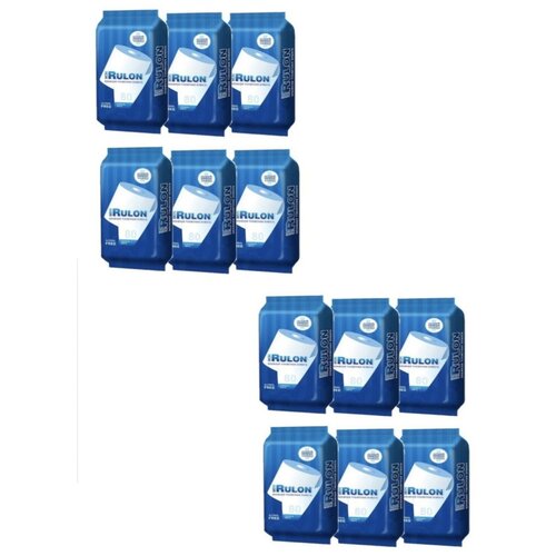 Влажная туалетная бумага Mon Rulon №80, 12 уп/