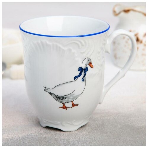 фото Кружка 300 мл "рококо гуси" 1639400 сима-ленд
