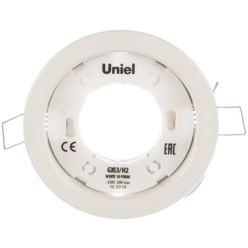 Спот Uniel GX53/H2 White 10 Prom (UL-00005051), GX53, 20 Вт