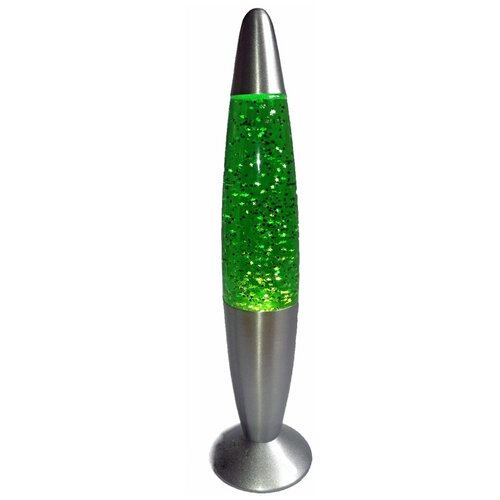 Лава лампы Лава лампа с блёстками зелёного цвета (35 см)