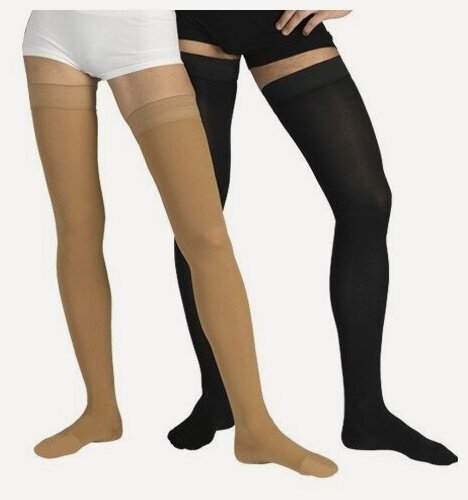Изображение товара Чулки Тонус Эласт 0402 1-го класса компрессии для профилактики варикоза (Женские, Рост 2 (170-182 см), 3 ( M ), Бежевый)
