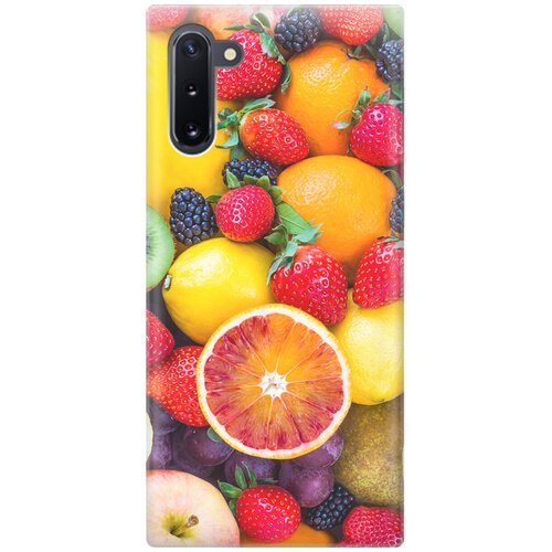 фото Re:pa накладка transparent для samsung galaxy note 10 с принтом "сочные фрукты"