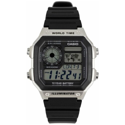 Наручные часы CASIO AE-1200WH-1C, черный