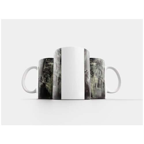 фото Кружка "сюрреалистичный, птица, туман" 320 мл lotsprints